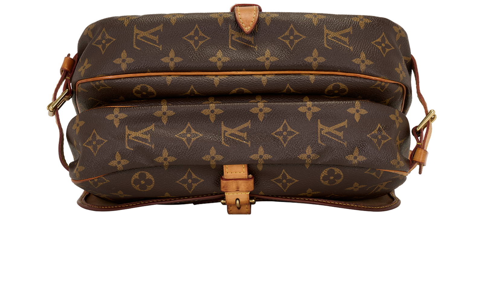 Saumur, &pound;395, Handbags, Brown, Canvas, Top view